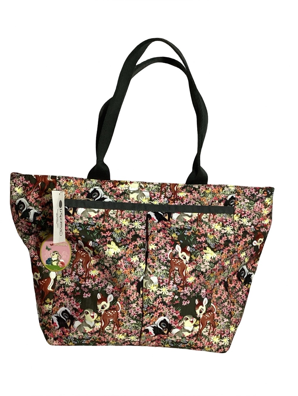 LeSportSac Disney Bambi Everygirl Large Tote Bag NEW Thumper, Flower the Skunk